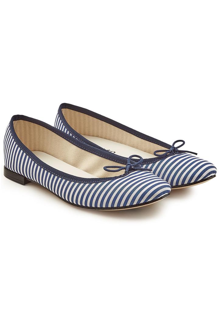 Repetto Repetto Cendrillon Striped Ballerinas