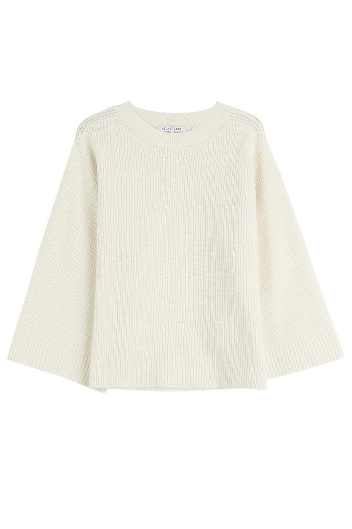 Helmut Lang Helmut Lang Ribbed Wool-cashmere Pullover - None