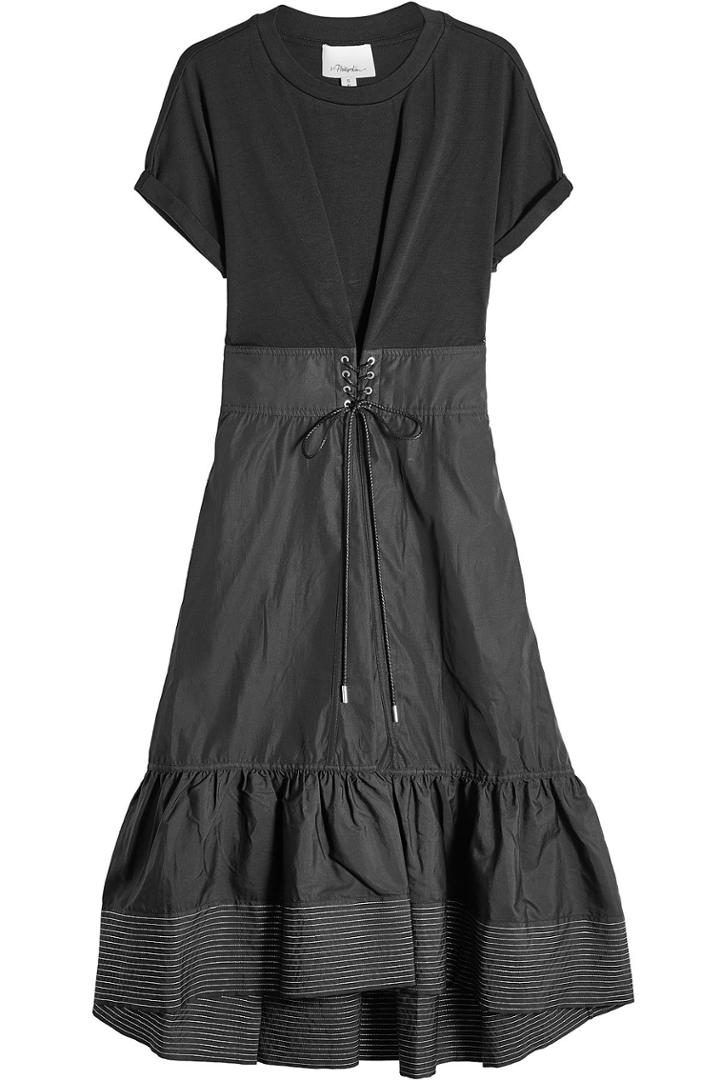 3.1 Phillip Lim 3.1 Phillip Lim Cotton Dress With Lace-up Skirt