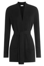 Closed Closed Belted Cardigan With Wool And Cashmere - Black