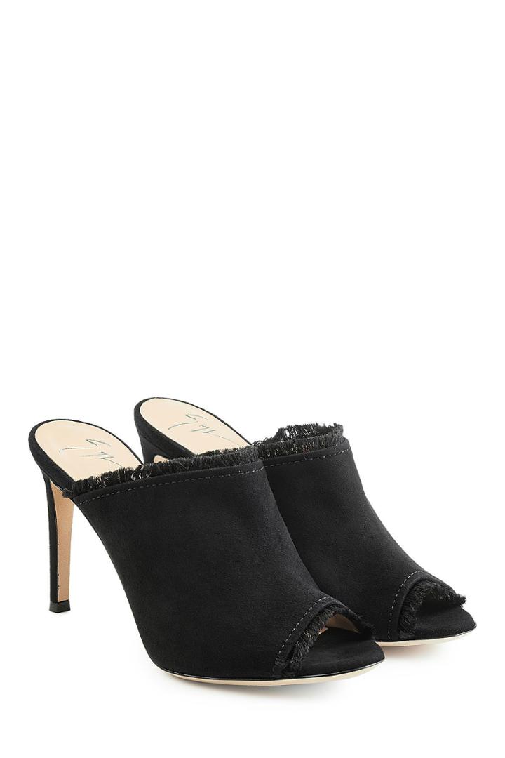 Giuseppe Zanotti Giuseppe Zanotti Fringed Suede Mules