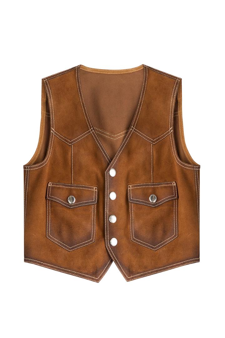 Dsquared2 Dsquared2 Suede Vest - None