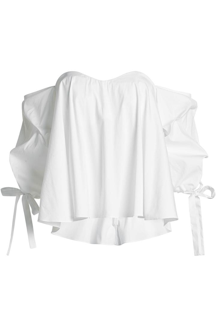 Caroline Constas Caroline Constas Off-shoulder Cotton Blouse