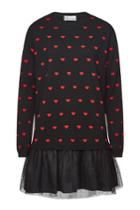 Red Valentino Red Valentino Printed Mini Dress With Wool