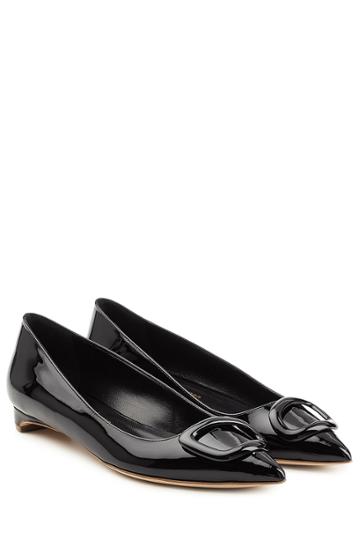 Rupert Sanderson Rupert Sanderson Auric Patent Leather Ballerinas - Black