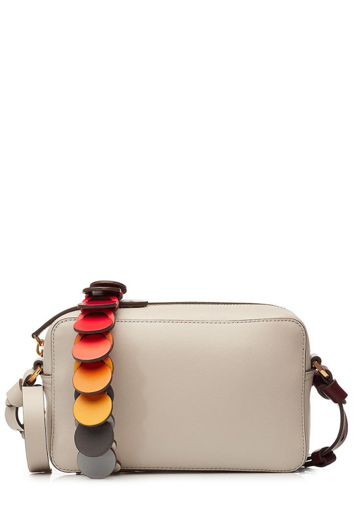Anya Hindmarch Anya Hindmarch Mini Circular Leather Shoulder Bag