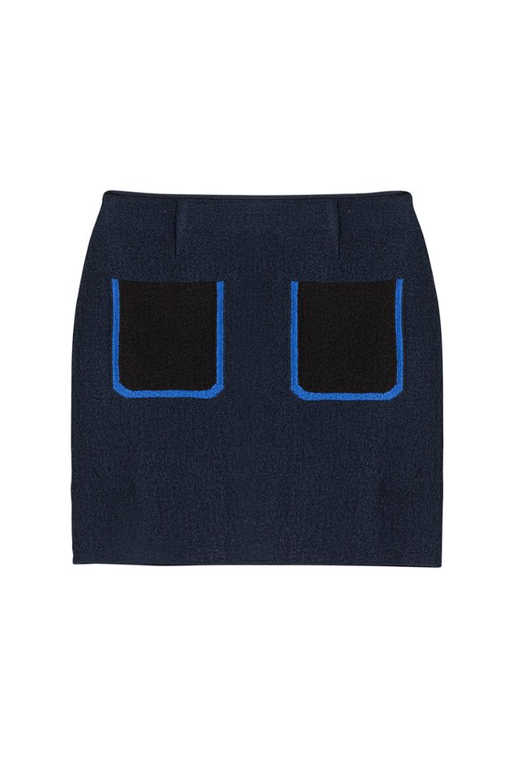 Sonia Rykiel Sonia Rykiel Silk Crepe Mini Skirt