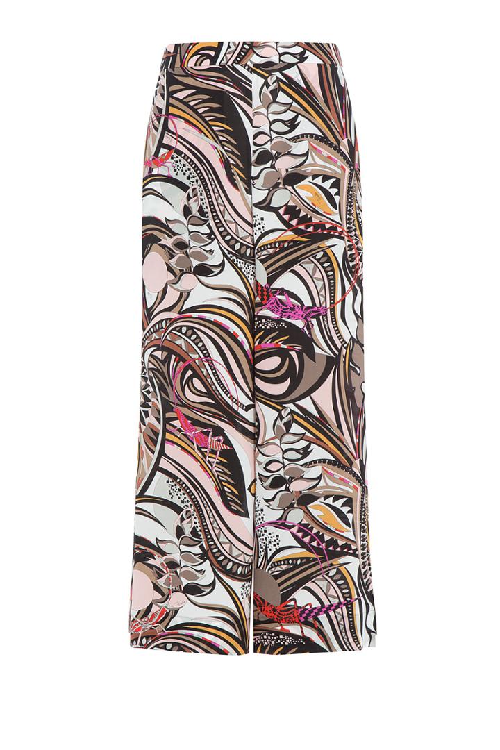Emilio Pucci Emilio Pucci Printed Silk Culottes - Multicolor