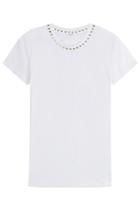 Valentino Valentino Untitled Rockstud Cotton T-shirt - White