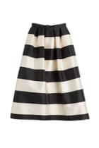 Rochas Rochas Striped Midi Skirt - Stripes