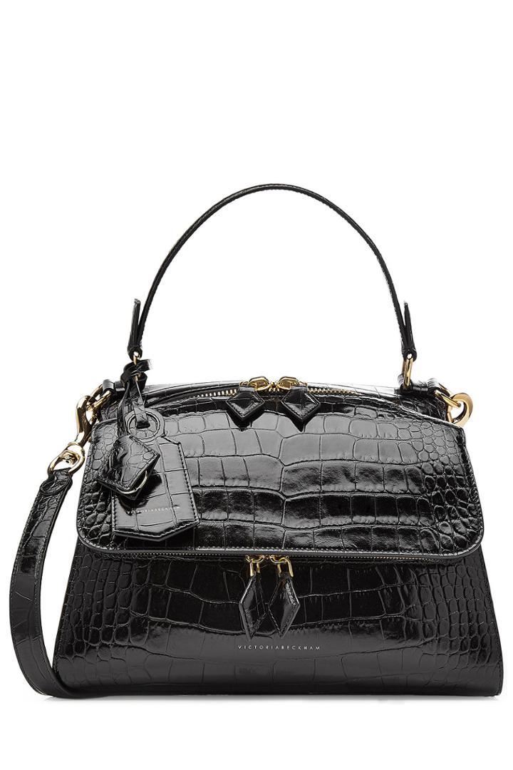 Victoria Beckham Victoria Beckham Small Pocket Embossed Leather Tote