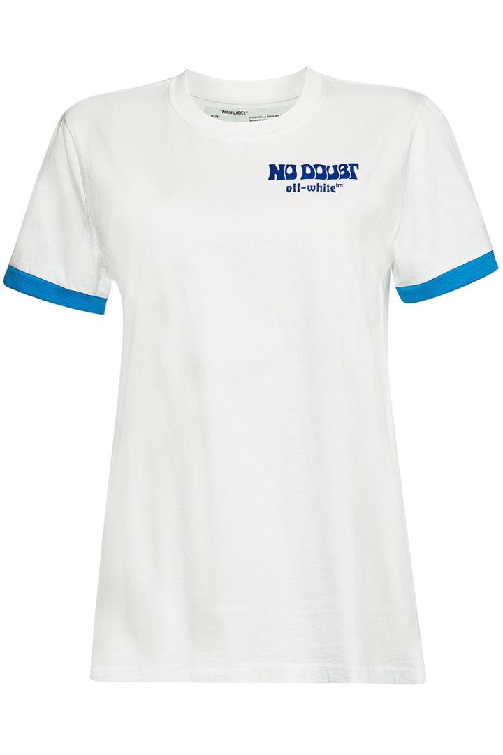 Off-white Off-white Sunrise Printed Cotton T-shirt