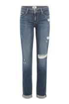 Paige Paige Distressed Straight Leg Jeans - None