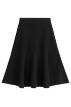 Alexander Mcqueen Alexander Mcqueen Wool Skirt - Black