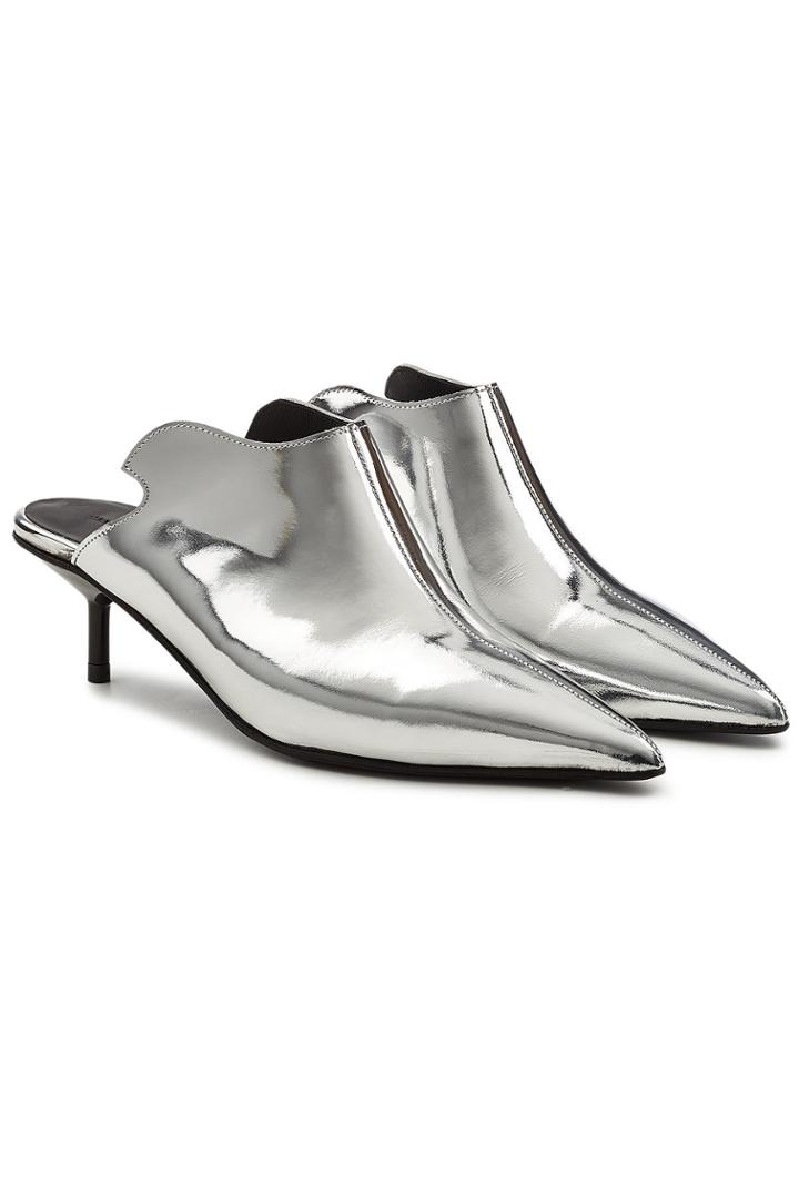 Marques' Almeida Marques' Almeida Metallic Leather Mules