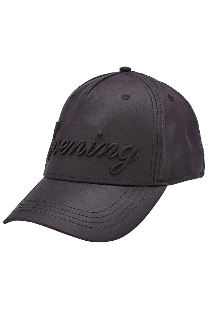Dsquared2 Dsquared2 Baseball Cap With Virgin Wool And Silk - Black
