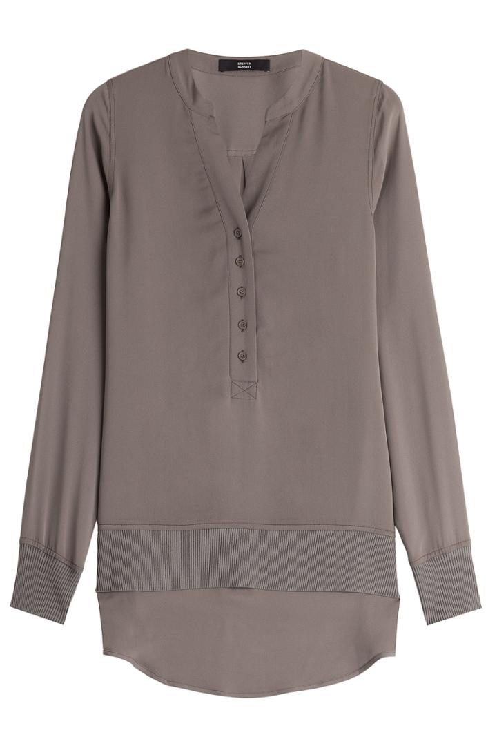 Steffen Schraut Steffen Schraut Santa Fe Silk Blouse - Grey