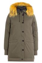 Kenzo Kenzo Parka With Raccoon Fur Hood - Green