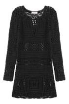 Emilio Pucci Emilio Pucci Crochet Knit Dress - Black