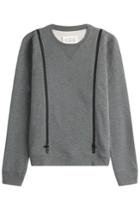 Maison Margiela Maison Margiela Wool Sweatshirt With Zip Detail - Grey