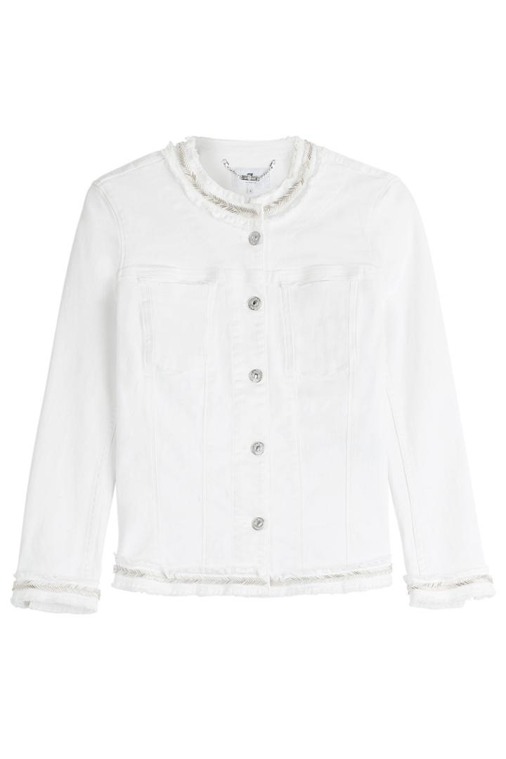 Seven For All Mankind Seven For All Mankind Embellished Jean Jacket