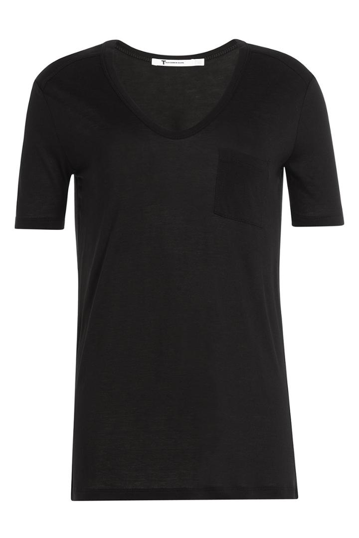 T By Alexander Wang T By Alexander Wang Jersey Top - Black