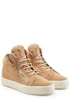 Giuseppe Zanotti Giuseppe Zanotti Suede And Pony Hair High-tops