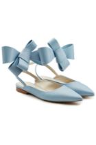 Delpozo Delpozo Leather Bow Ballerinas