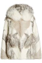 Yves Salomon Yves Salomon Mink And Fox Fur Coat