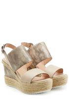 Steffen Schraut Steffen Schraut Leather Wedges - Beige