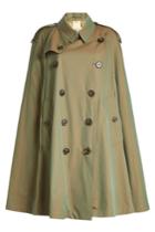 Burberry Burberry Iridescent Cotton Trench Cape