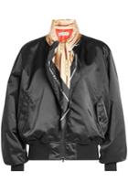 Balenciaga Balenciaga Satin Jacket With Printed Scarf