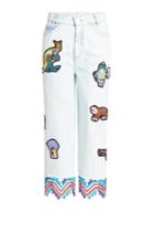Peter Pilotto Peter Pilotto Embroidered Jeans With Patches