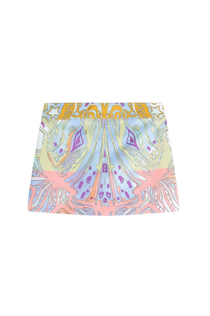 Emilio Pucci Emilio Pucci Printed Satin Mini Skirt - Multicolor