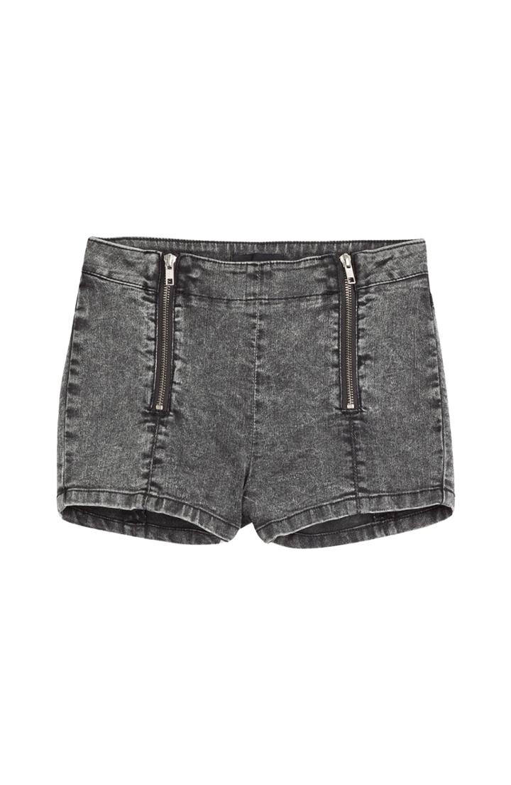 The Kooples Denim Shorts With Zippers