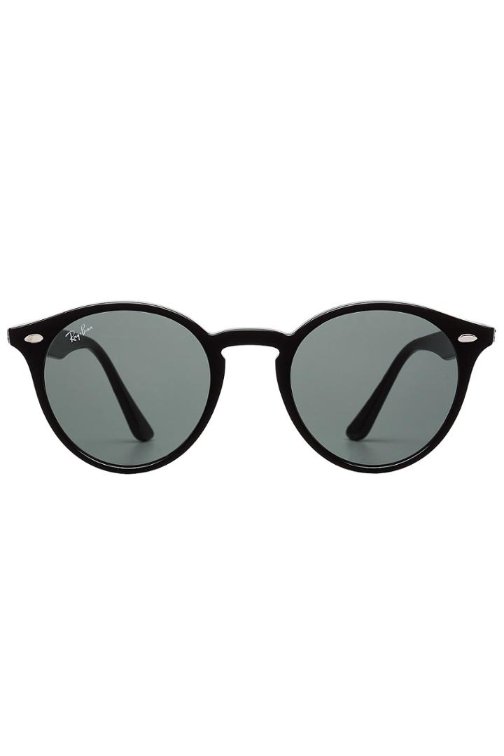 Ray-ban Ray-ban Round Acetate Sunglasses - Black