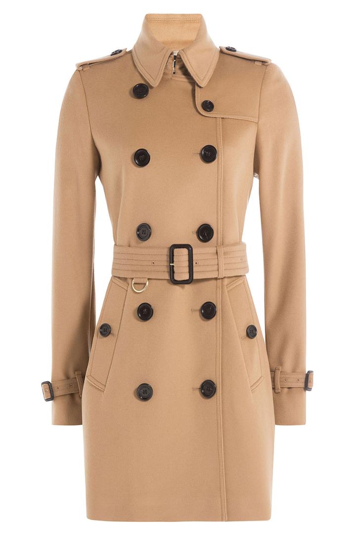 Burberry London Burberry London Kensington Wool Trench Coat With Cashmere