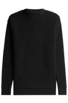 Mugler Mugler Wool Pullover With Metallic Detail On Shoulders