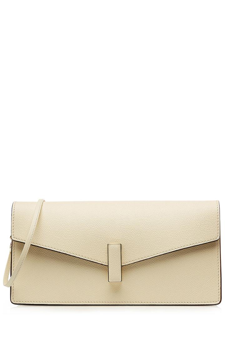 Valextra Valextra Leather Shoulder Bag - White