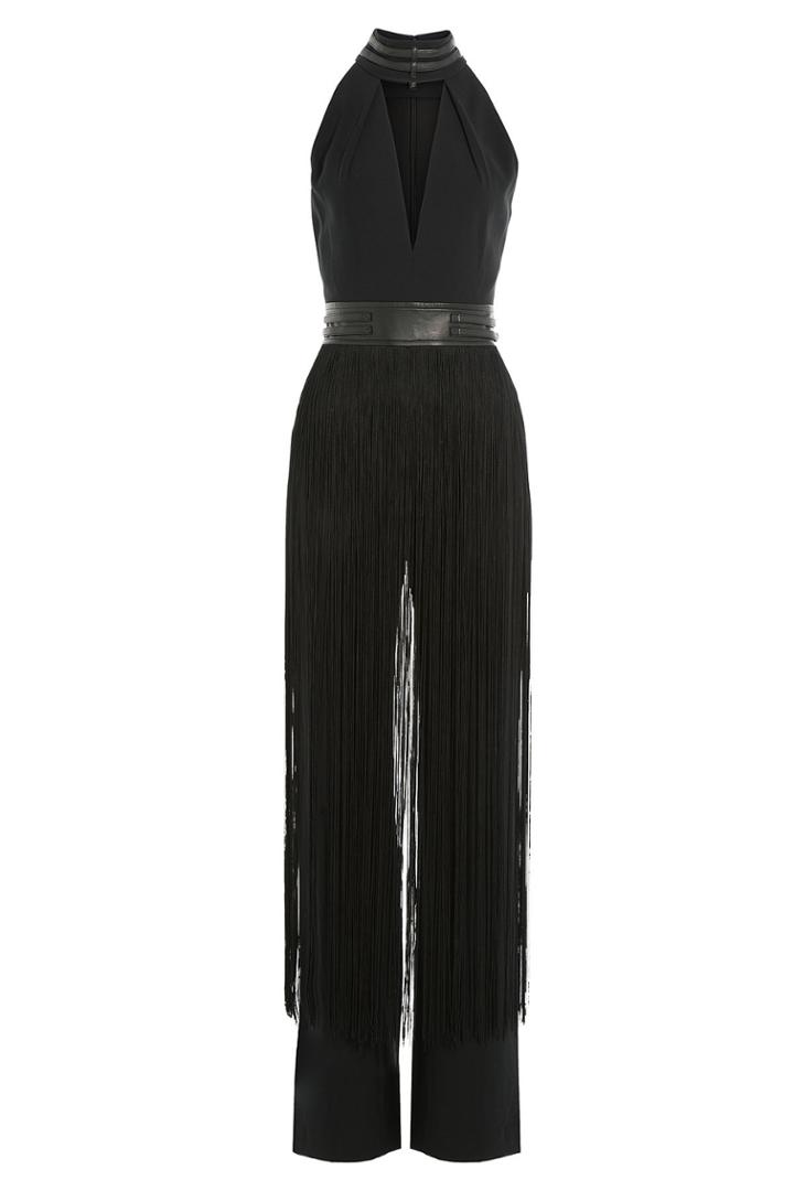 Tamara Mellon Tamara Mellon Fringed Jumpsuit