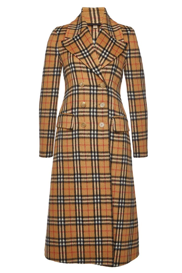 Burberry Burberry Aldermoor Alpaca Coat With Wool