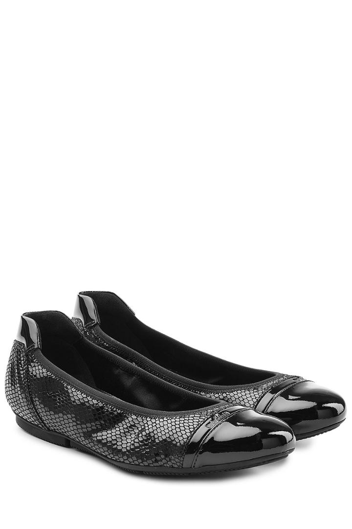 Hogan Hogan Leather Ballerinas - Black