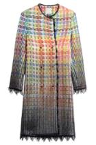 Marco De Vincenzo Marco De Vincenzo Cotton Coat With Metallic Thread - Multicolor