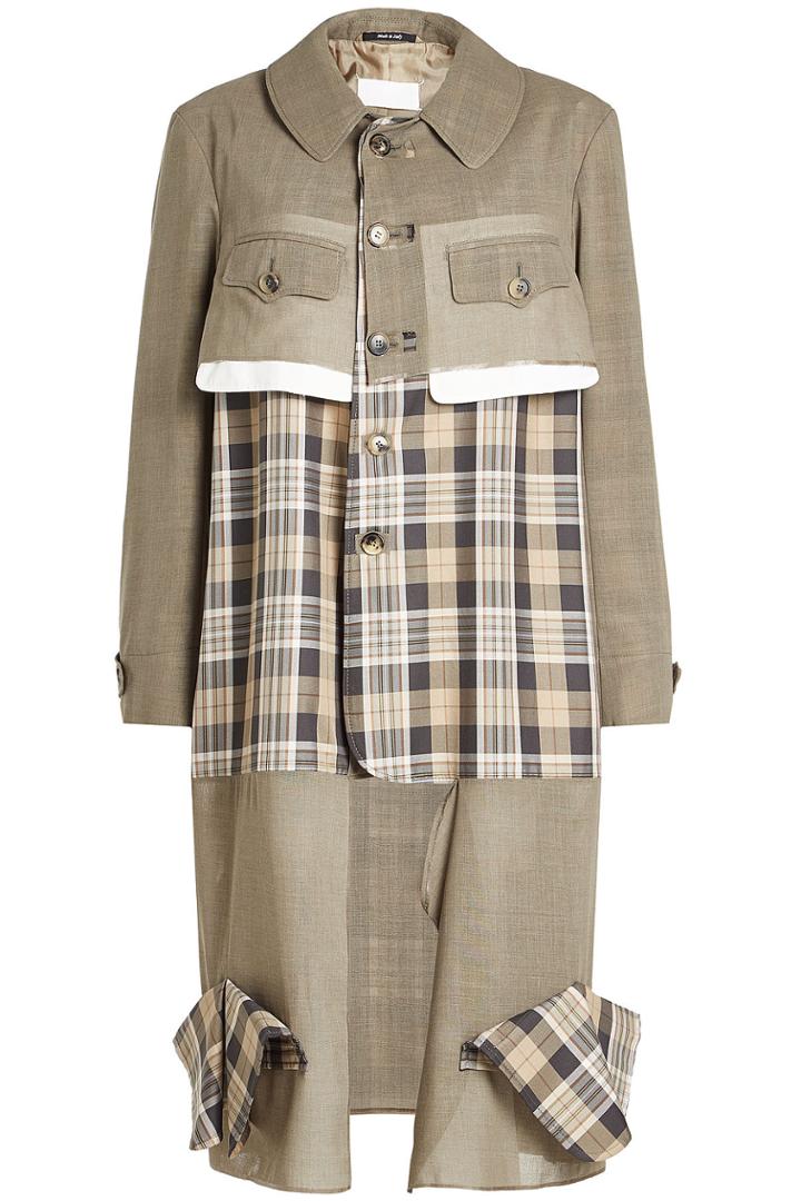 Maison Margiela Maison Margiela Printed Virgin Wool Coat