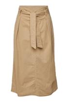 Velvet Velvet Bray Cotton Midi Skirt