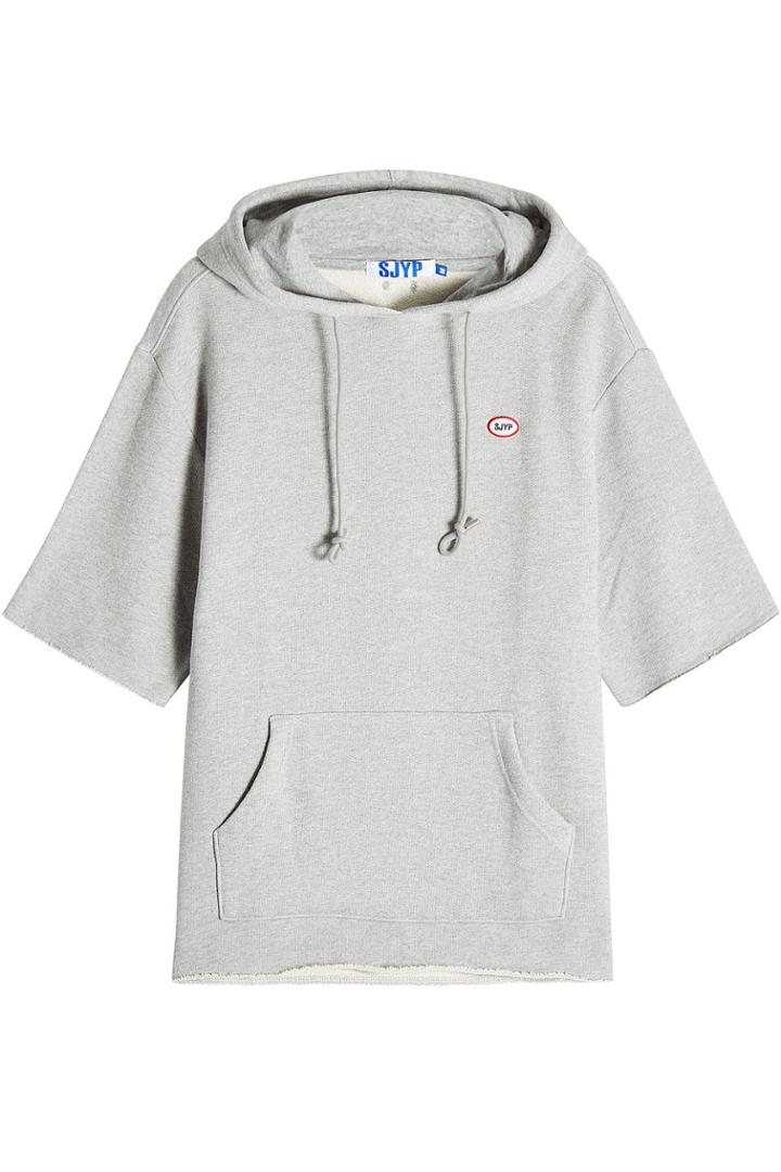 Sjyp Sjyp Short Sleeve Cotton Hoodie