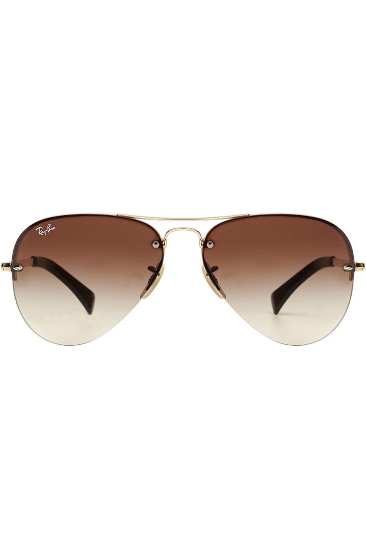 Ray-ban Ray-ban Flat Metal Aviator Sunglasses