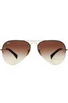 Ray-ban Ray-ban Flat Metal Aviator Sunglasses