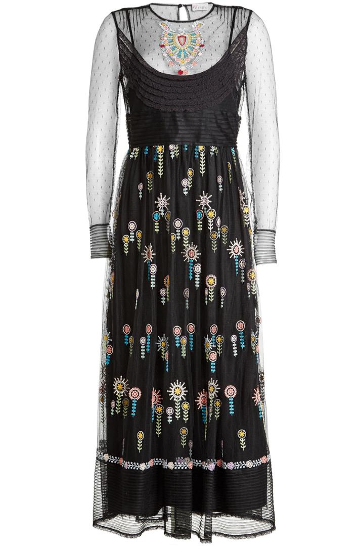 R.e.d Valentino R.e.d Valentino Embroidered Dress