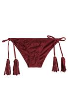 Ale By Alessandra Ale By Alessandra Bikini Bottoms With Cut-out Detail - Red